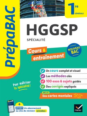 cover image of Prépabac HGGSP 1re générale (spécialité)